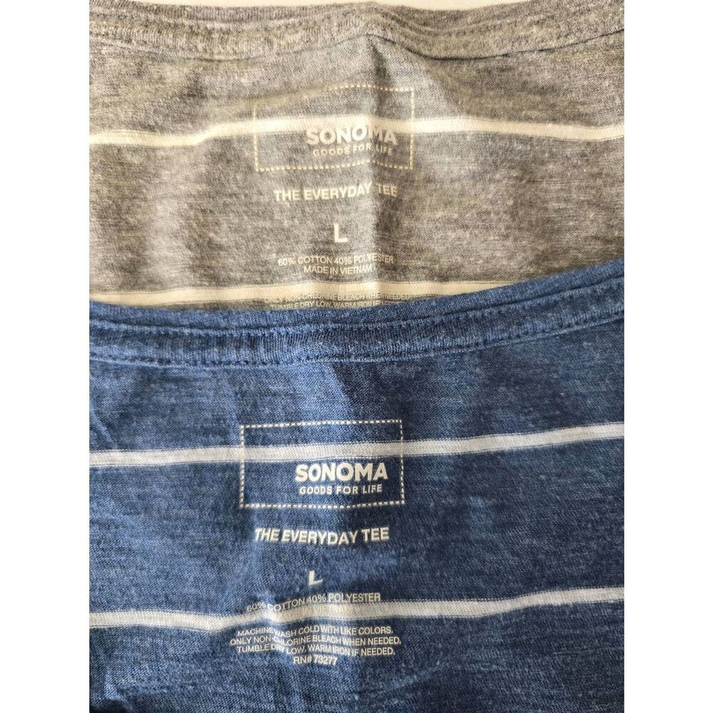 Sonoma Everyday T-Shirt Bundle of Two Sz L - Picture 4 of 5